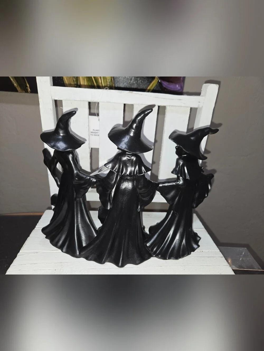 Tahari Witch Trio Three Black Witches Halloween